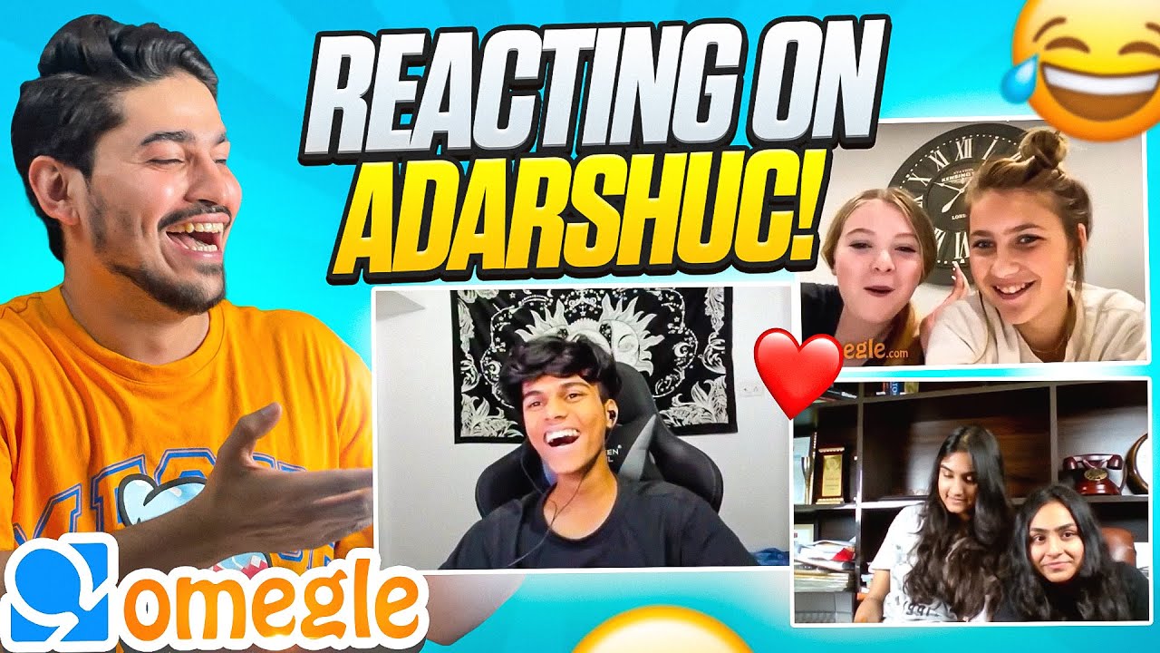 Reaction on @adarshuc Funniest Omegle Video !! #1