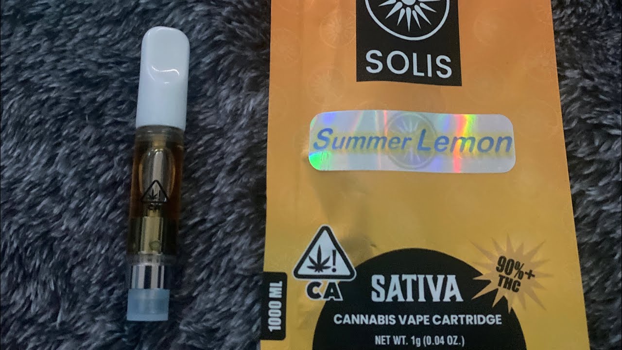 Solis Summer Lemon Sativa Cart Review | Good Lemon Budget Cartridge? OFF THE RADAR REVIEWS