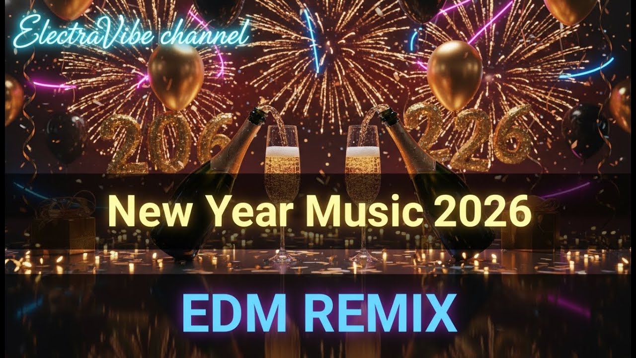 ElectraVibe Exclusive: New Year 2026 EDM 🚀 🥂 #NewYear2026 #ElectraVibe #EDM #Remix