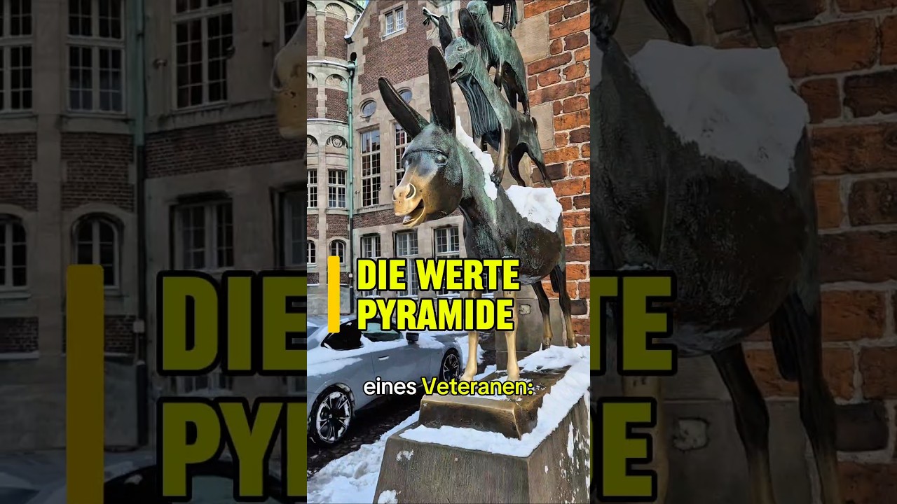 Die Bremer Stadtmusikanten als Wertepyramide. Meine Sicht. Wie ist deine?