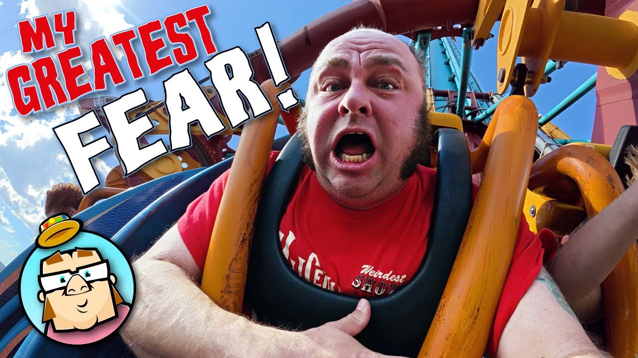 Finally Riding Falcon's Fury at Busch Gardens Tampa Bay - Christmas Town - Roller Coasters!