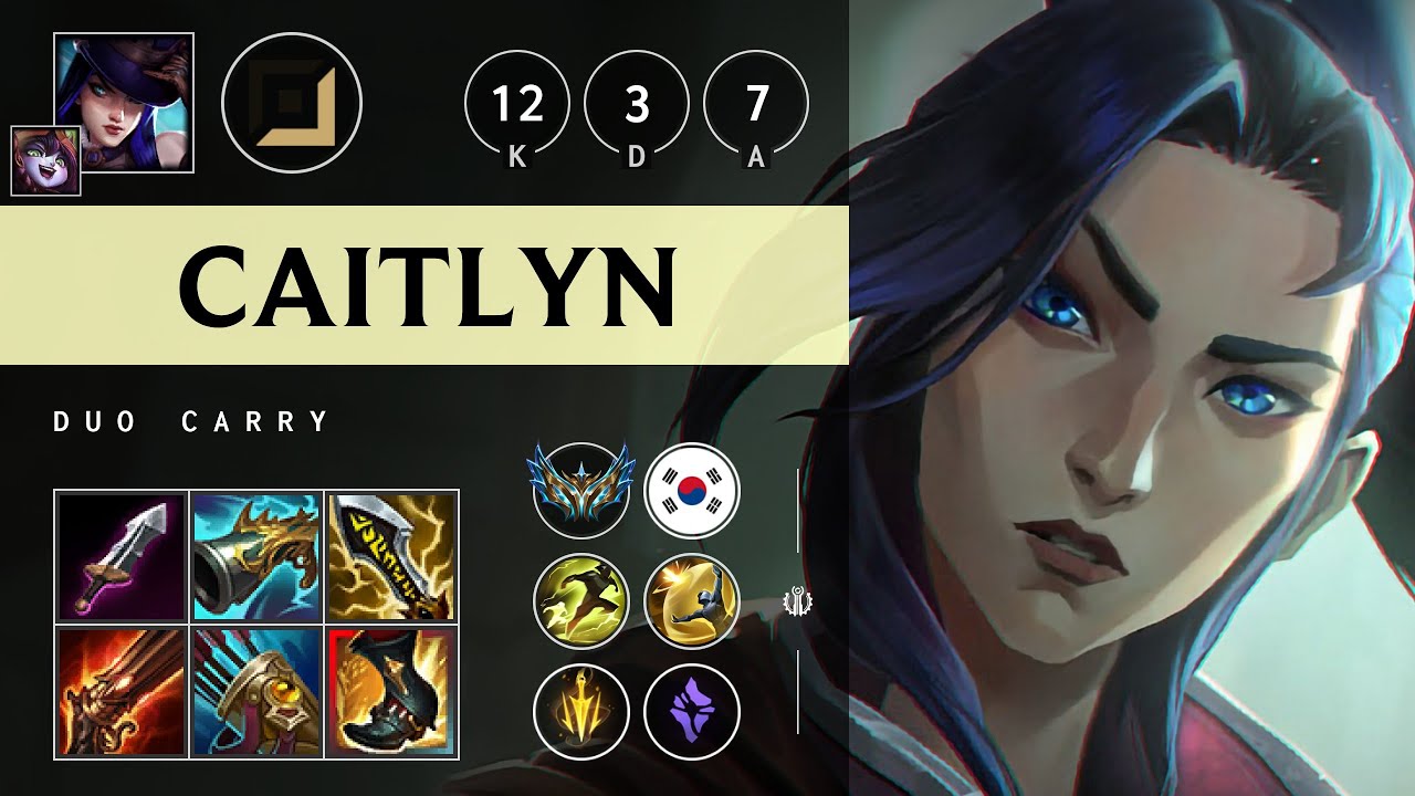 Caitlyn ADC vs Kai'Sa - KR Challenger Patch 25.04