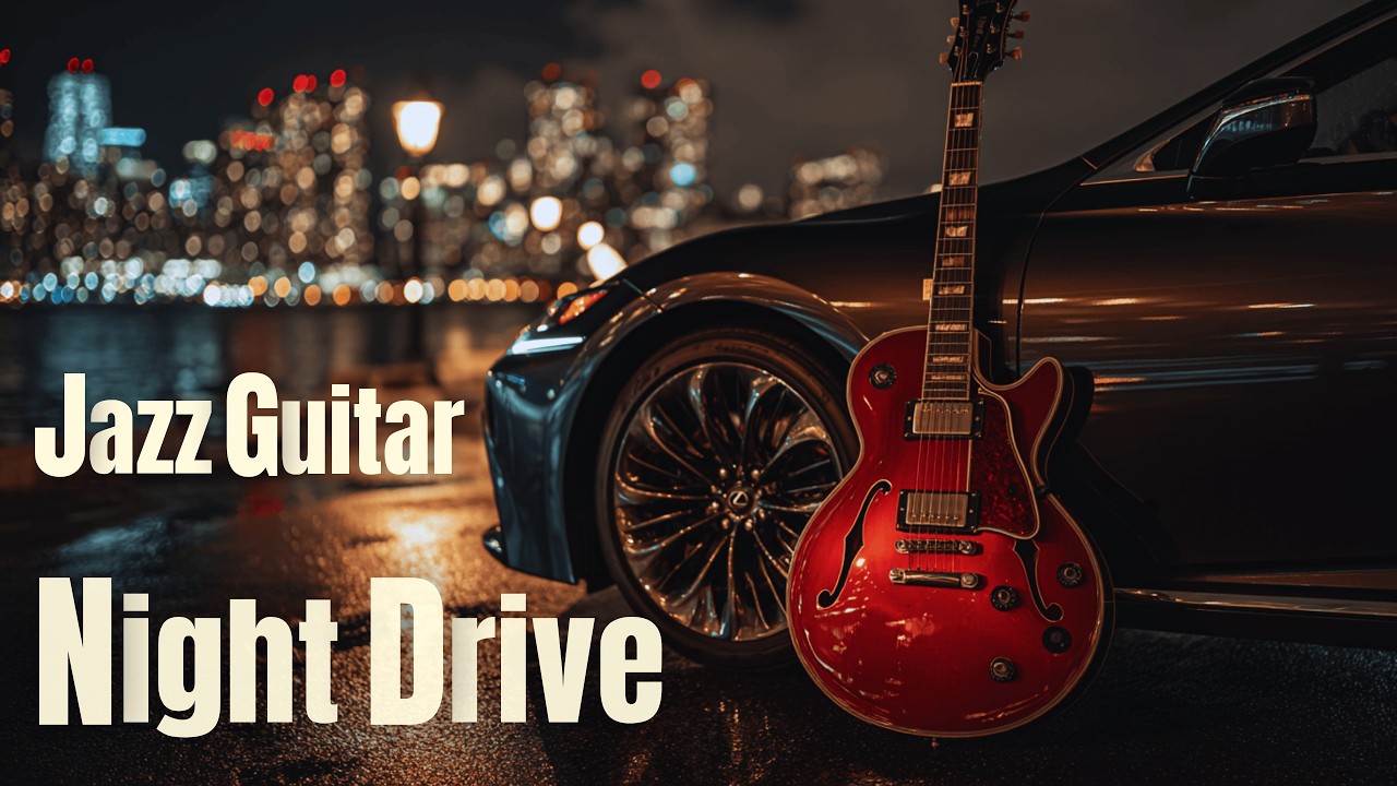 Night Drive Jazz Guitar – 2 Hours of Smooth, Warm Guitar for Late Night Roads