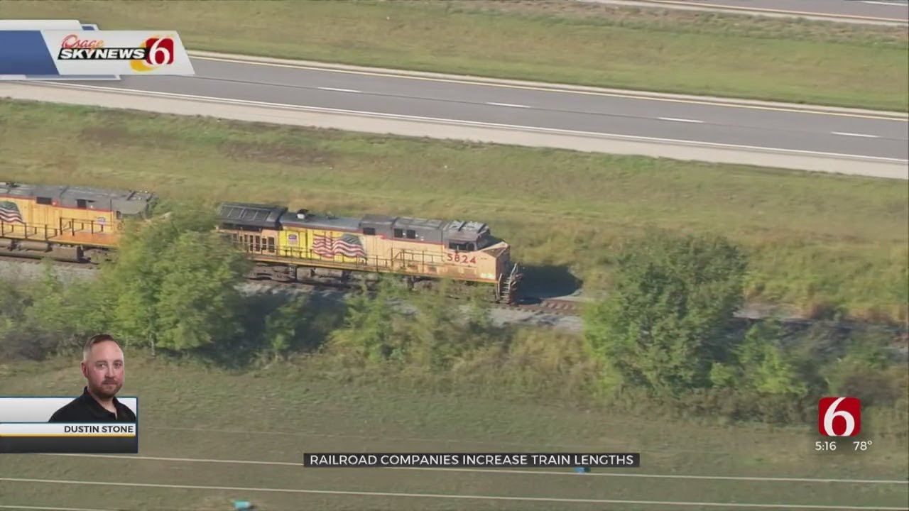 Railroad Companies Increase Train Lengths, Causing Longer Wait Times For Drivers