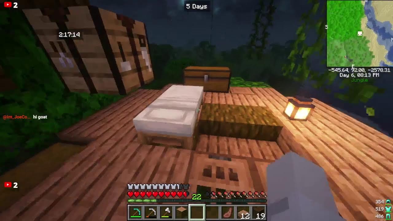 playing minecraft (no mic)