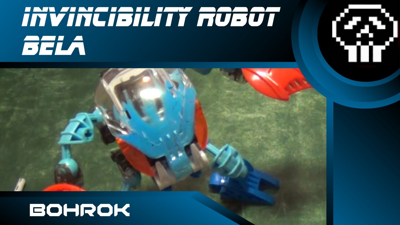 Конструктор Бела INVINCIBILITY ROBOT BELA   Сине красный борок