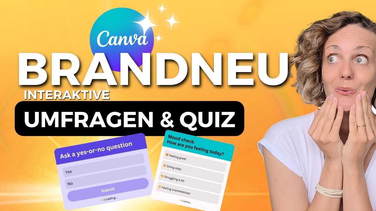 Interaktive Umfragen & Quizzes in CANVA - Perfekt für deine Präsentationen & Webinare