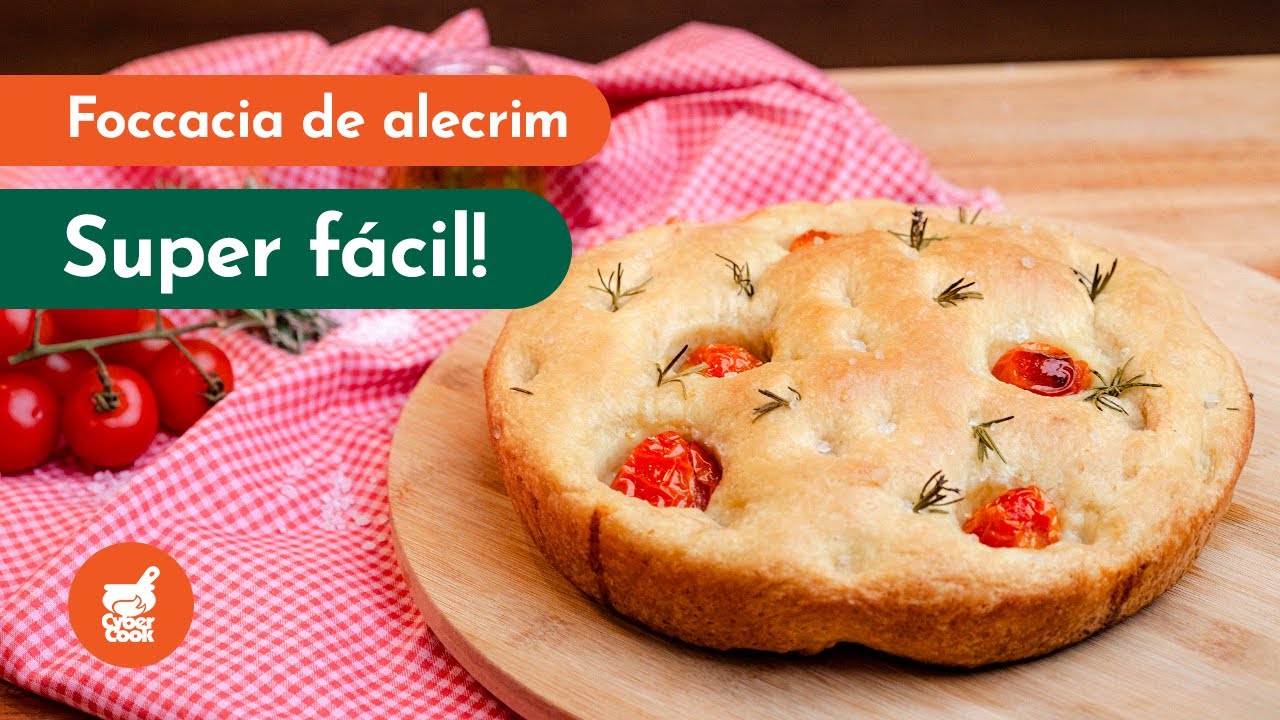 COMO FAZER FOCACCIA DE ALECRIM E TOMATE | RECEITA