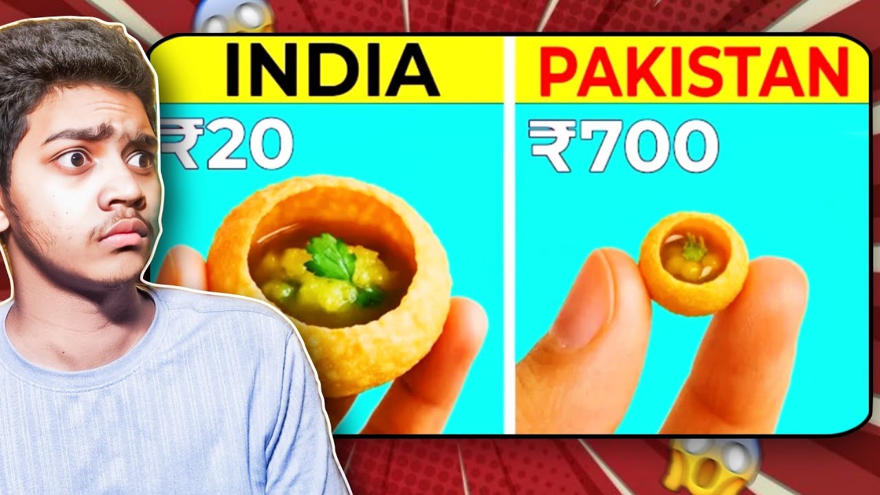 FOOD PRICES IN DIFFERENT COUNTRIES|| kishanverse || 😮😱