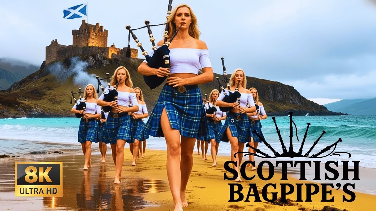 Epic Scottish Bagpipes | Ancient Scottish Bagpipe March on the Shore | Music for Brave Hearts