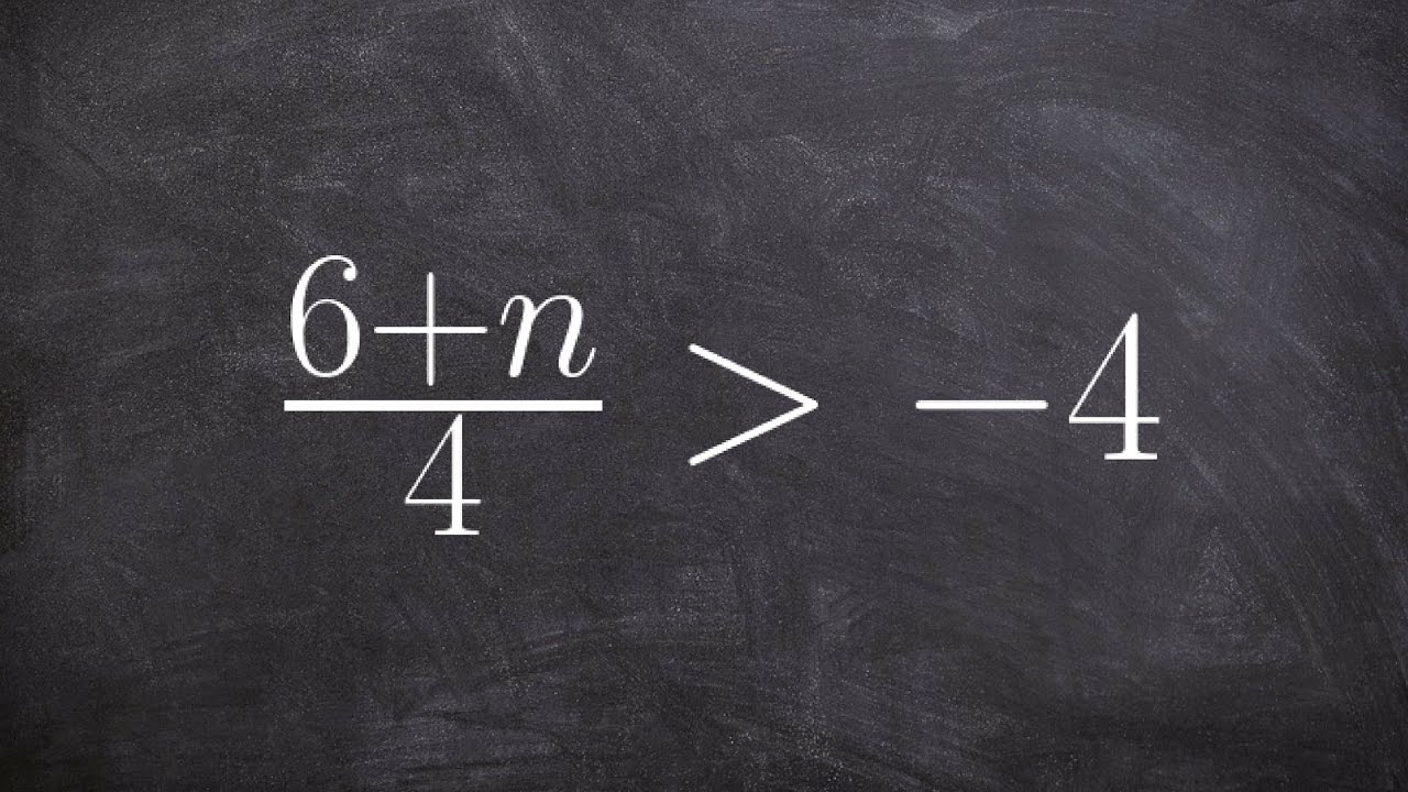 Solving a two step inequality