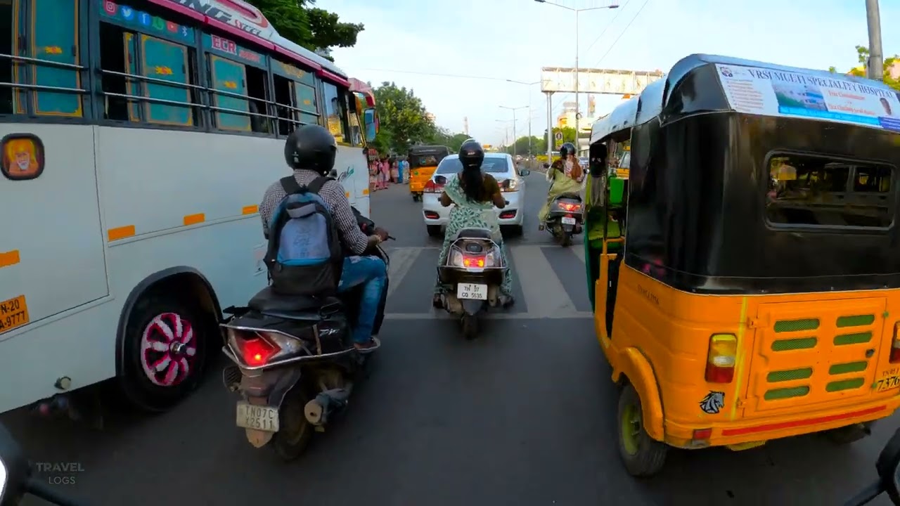 Velachery 100 Feet road to 📍Taramani | [4K] Tour