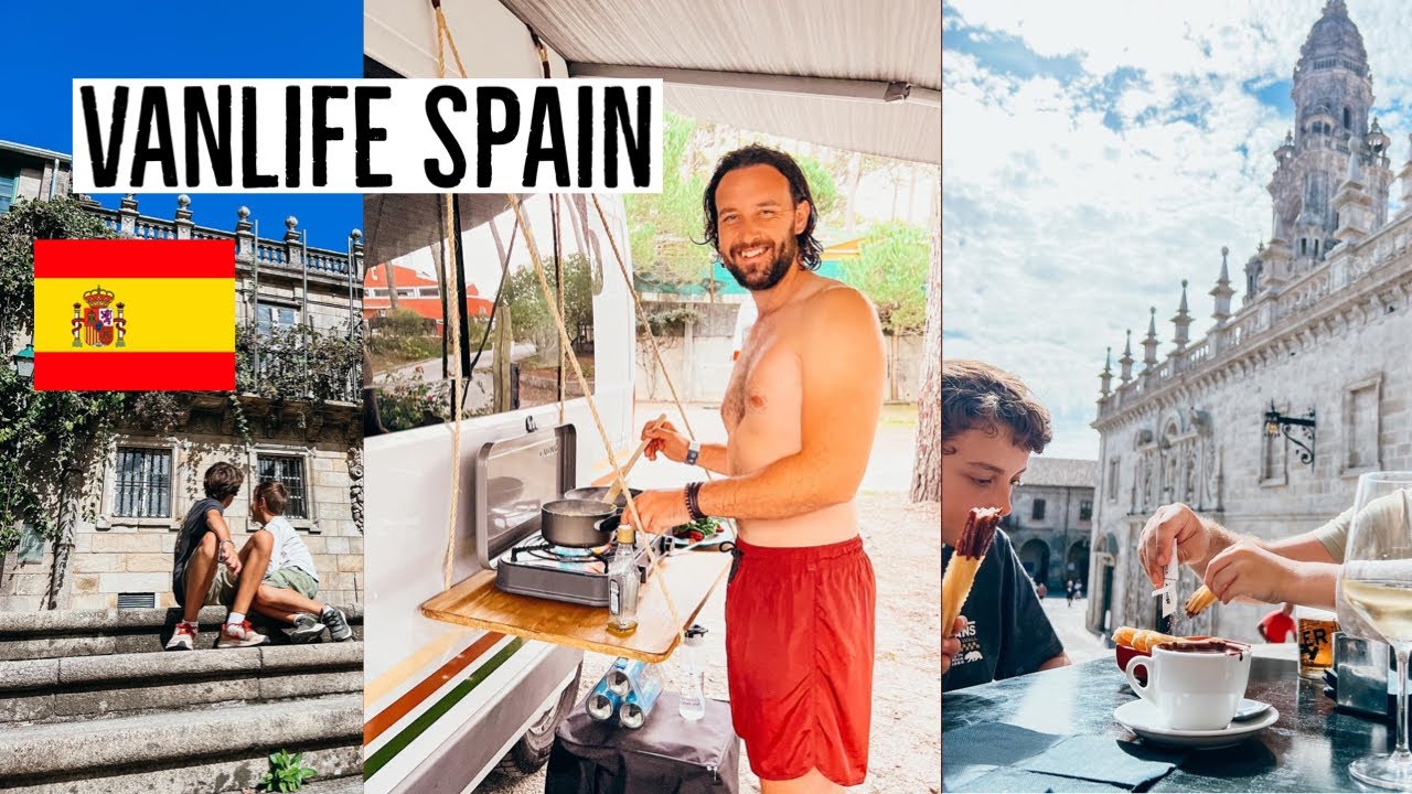 Explore Northern Spain With Kids: An EXCITING Winter Vanlife Adventure In Santiago!