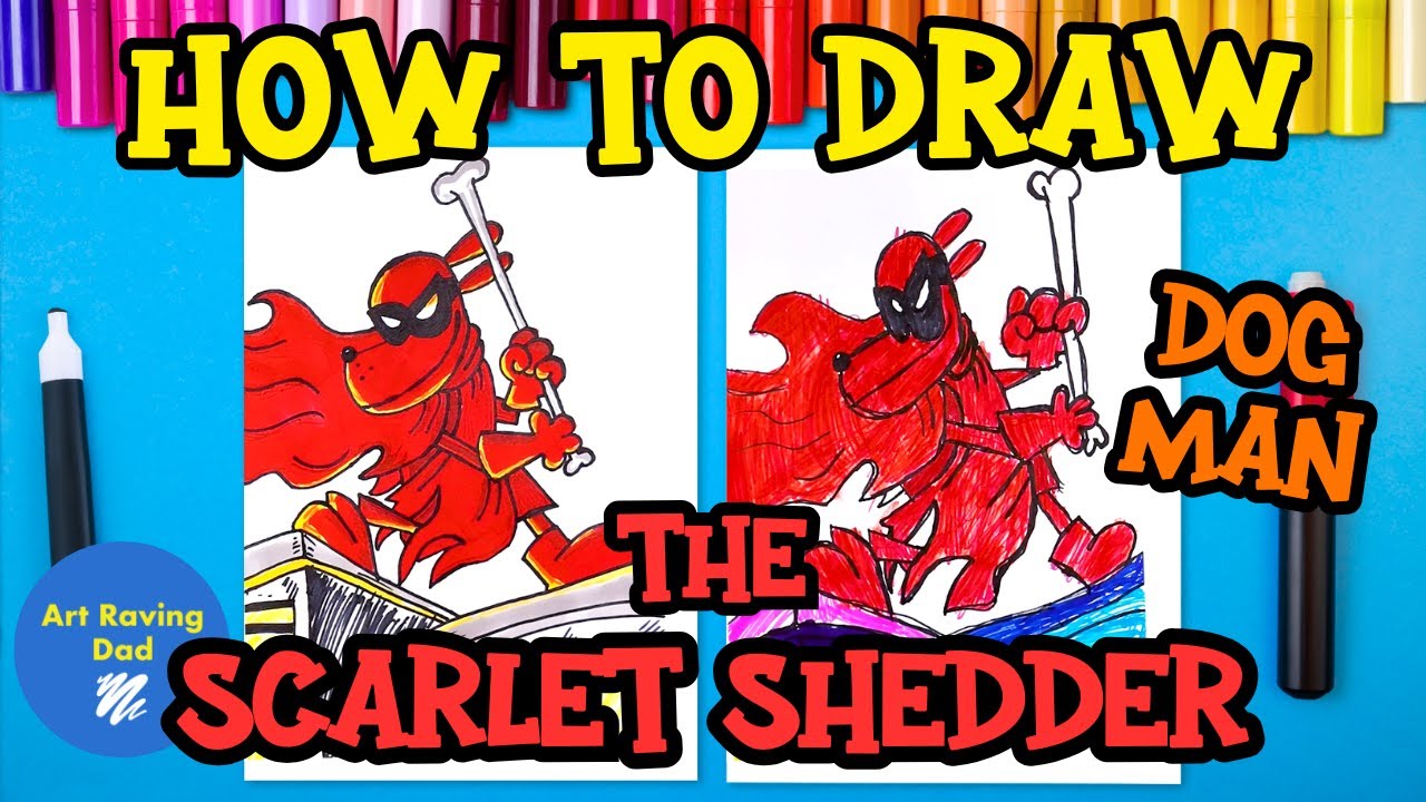 How to Draw The Scarlet Shedder from Dog Man
