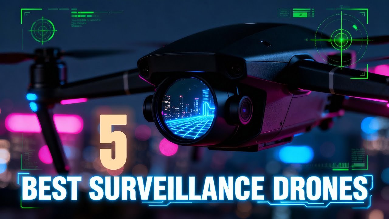 5 Best Surveillance Drones