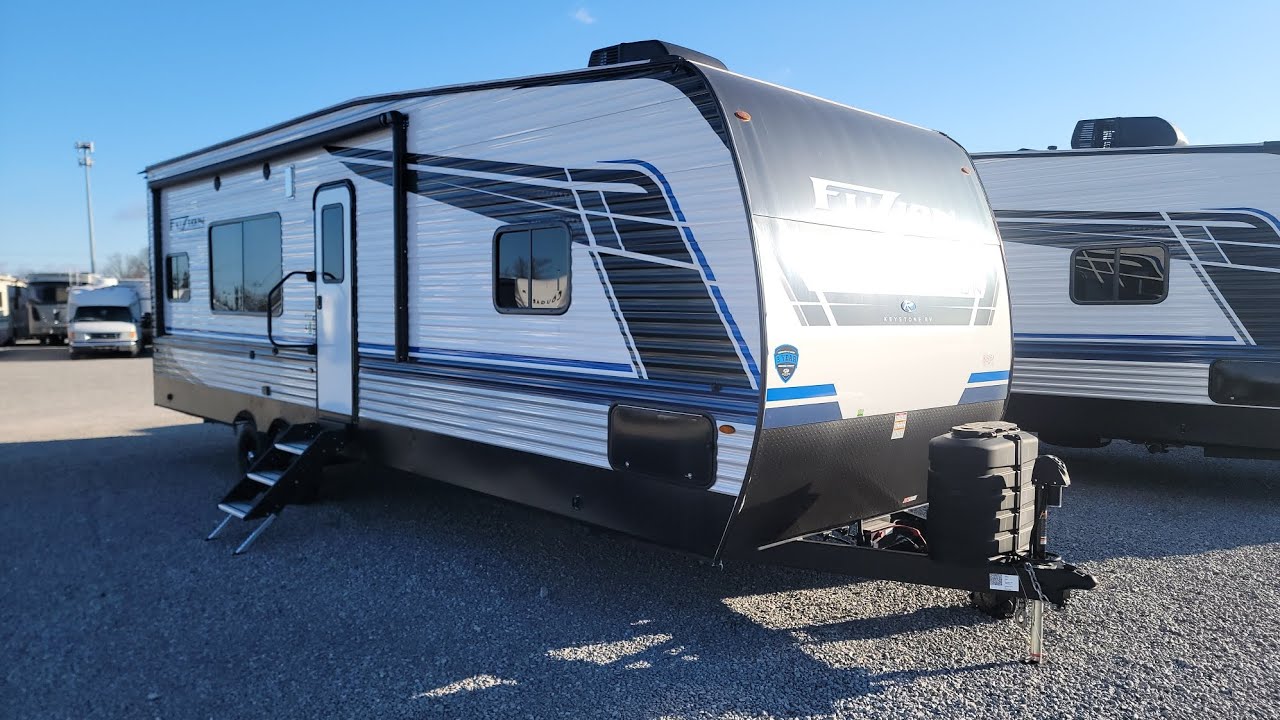 2025 Keystone Fuzion Impact edition 2915 | An open concept toy hauler with 15 foot garage