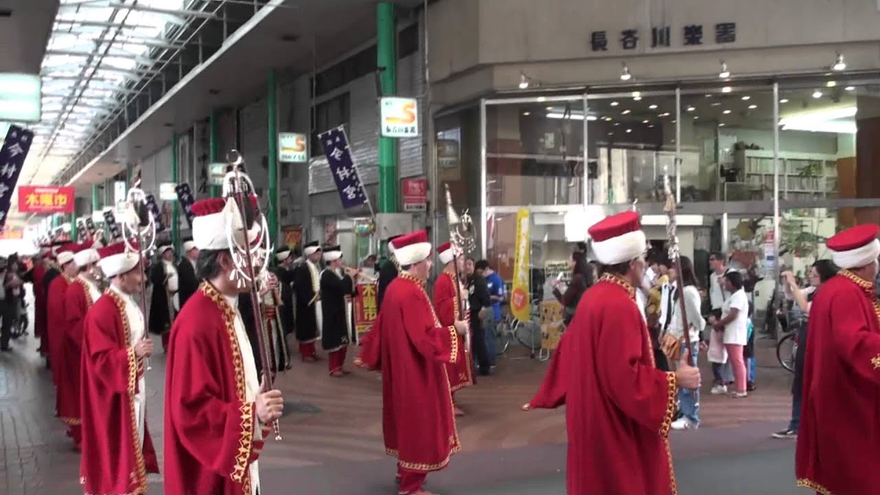 Mehter Okayamada　(Japonya) 岡山表町商店街メフテルバンドパレード