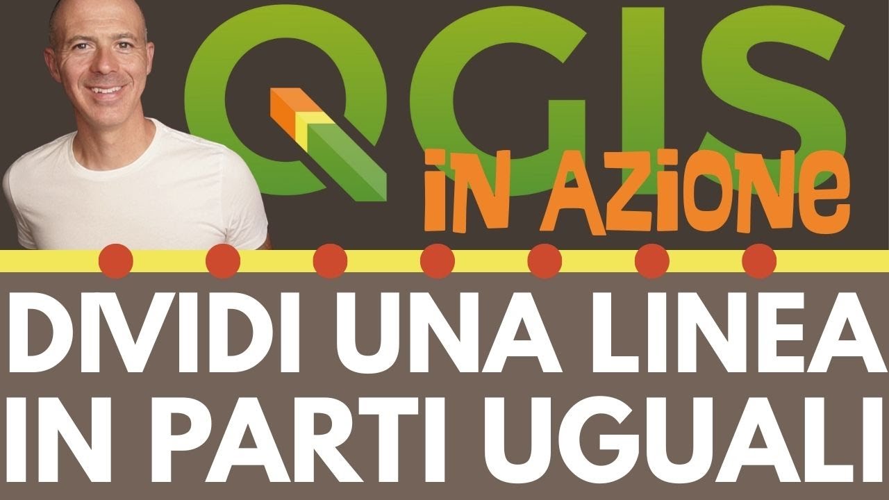 QGIS - Dividi una linea in parti uguali
