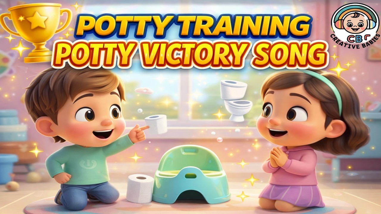 Potty Training Song for Toddlers 🚽 | Potty Victory! (Ages 2-4) | Creative Babies