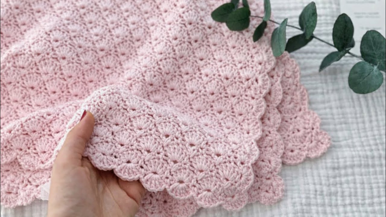 CROCHET FOR BEGINNERS ✅💯Beautiful Crochet Blanket Pattern step by step👌❤️
