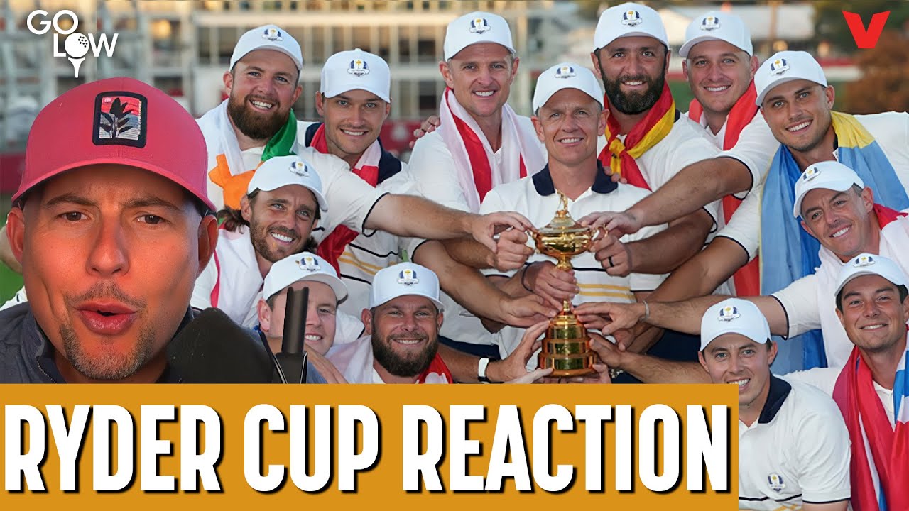 Reaction to Rory McIlroy & Team Europe UPSET WIN vs. Team USA at 2025 Ryder Cup | Go Low Golf