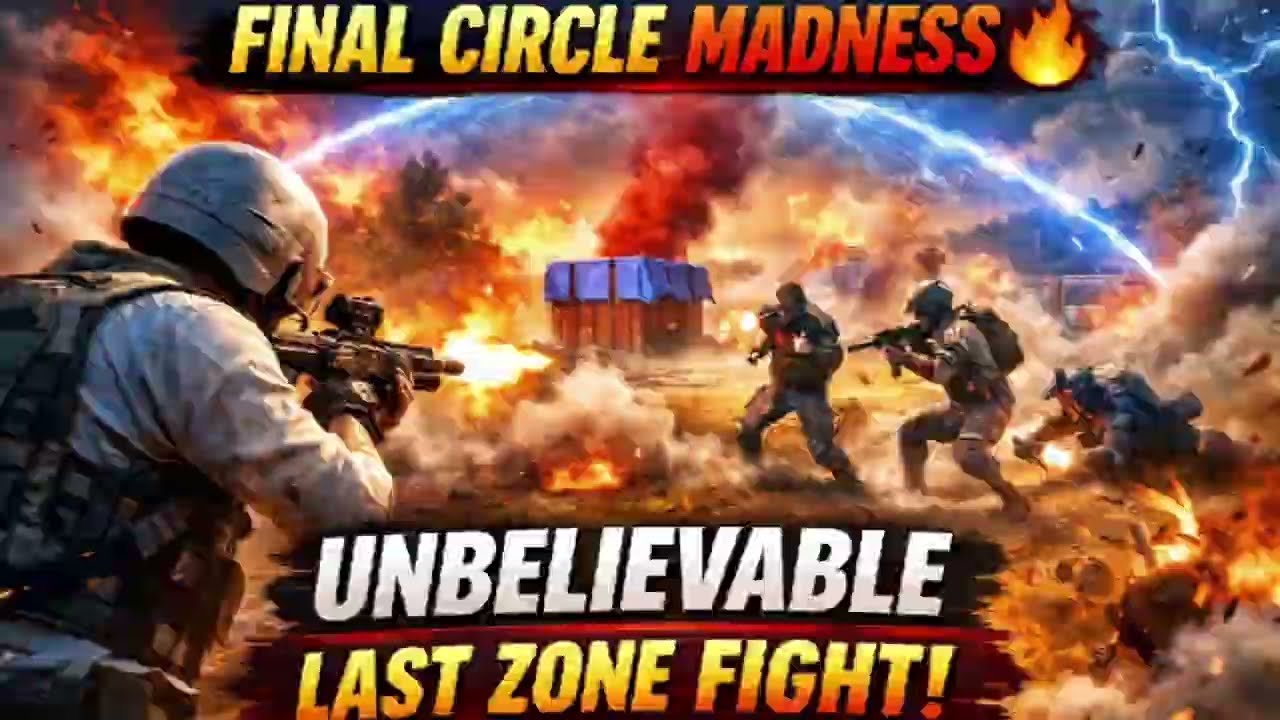 Final Circle Madness 🔥 Unbelievable Last Zone Fight#bgmi#pubgmobile 