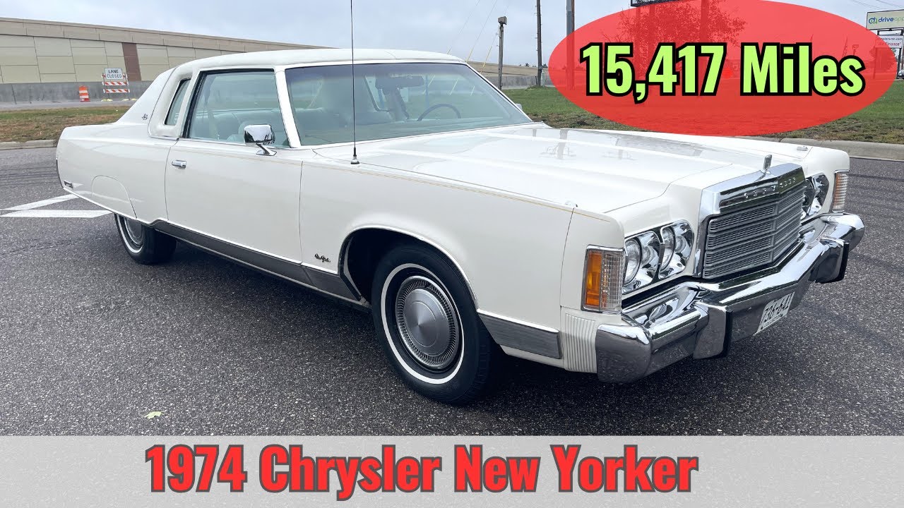 1974 Chrysler New Yorker ** 15,417 Actual Miles * #usa #chrysler #classiccars
