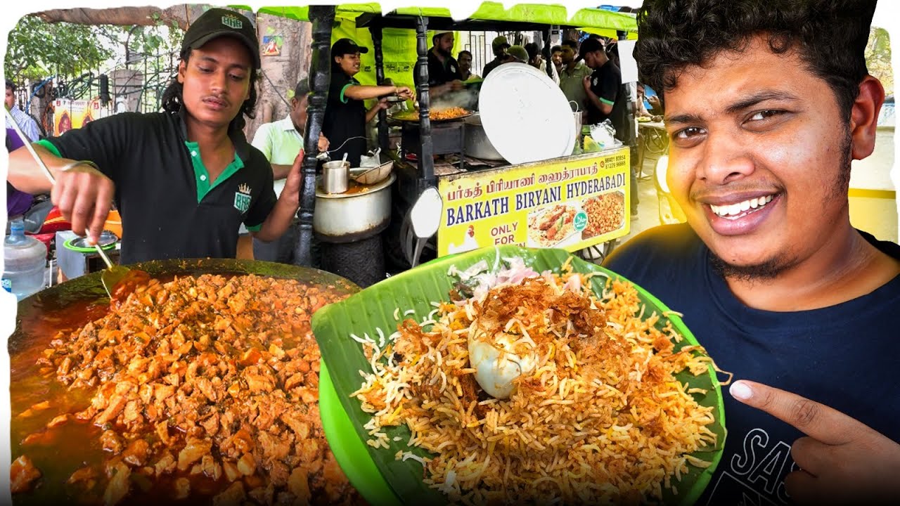 ₹120 Hyderabadi Biriyani | Spicy Chicken Chukka 🤤 - irfan's View