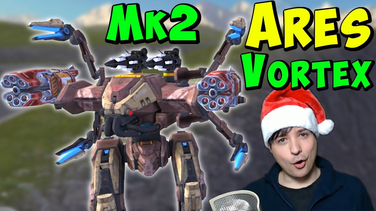 Смертоносная рождественская комбинация: Mk2 Vortex Aphid ARES Gameplay War Robots WR