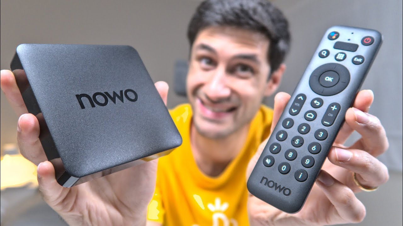 CHEGOU A NOVA Android TV Box 4K da NOWO c/ MAIS FUNCIONALIDADES📺Unboxing Análise Review Português PT