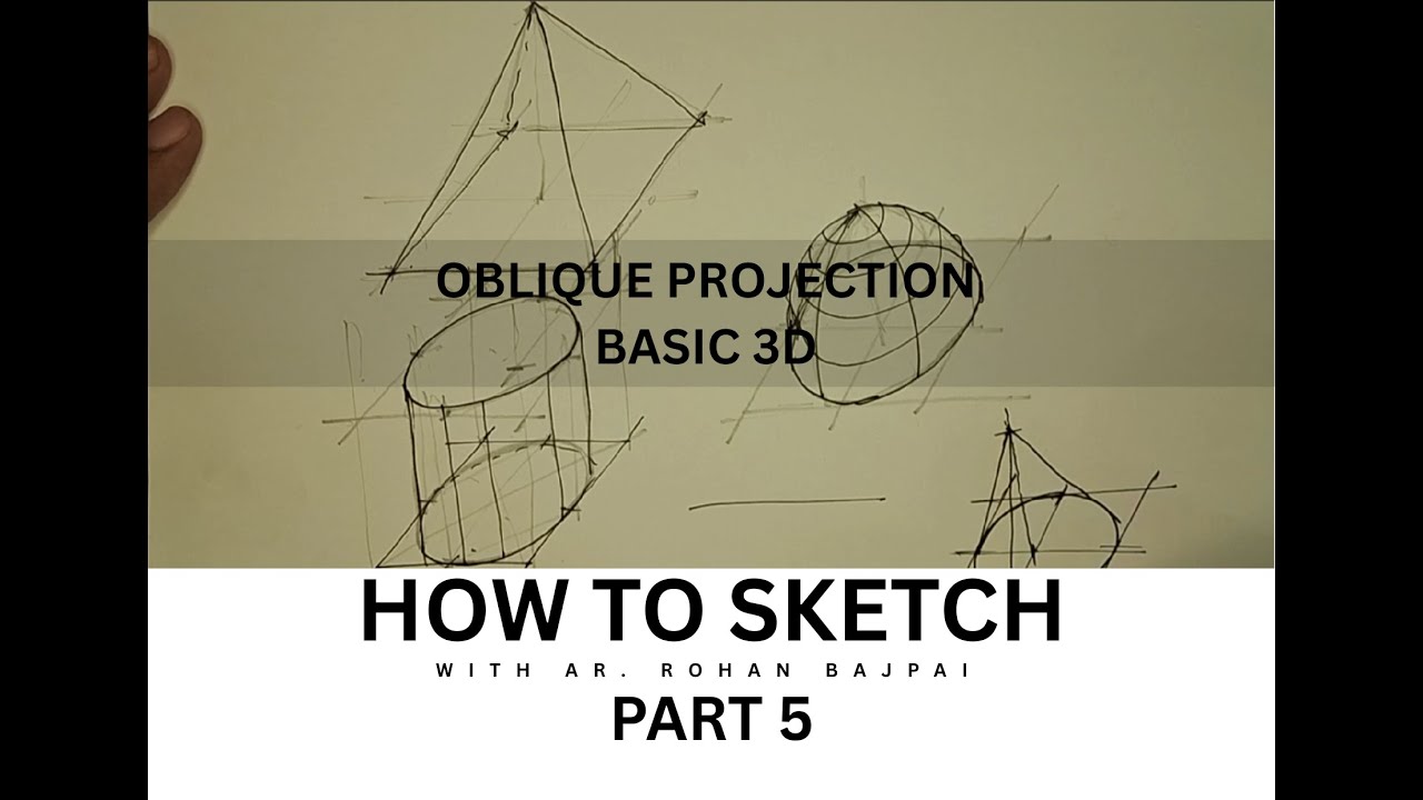 How to Sketch in 3D | Oblique Projection Explained for Beginners (Part 5)