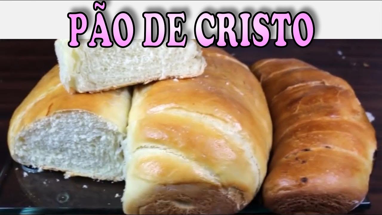 Como fazer PÃO DE CRISTO com fermento natural - Receitas da Paty