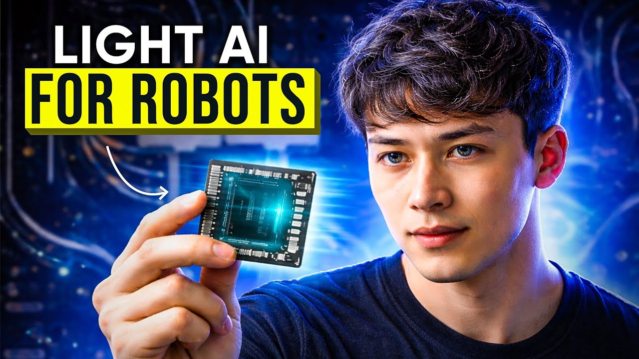 Питаемые светом чипы искусственного интеллекта могут значительно улучшить возможности роботов буд...
