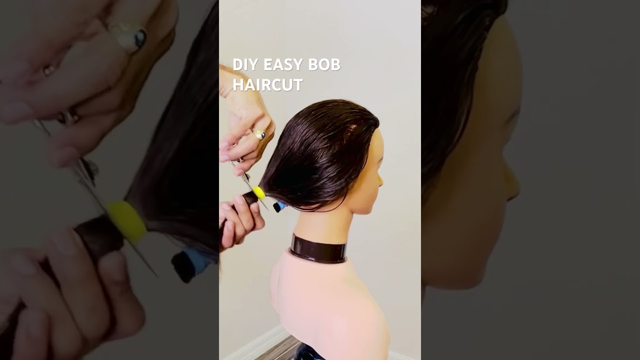 DIY Easy Bob Haircut #hair #hairstyle