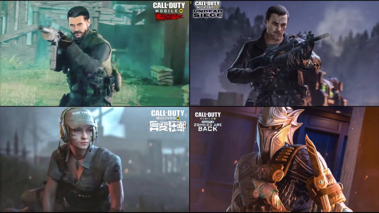 ALL ZOMBIE MODE TRAILERS IN CALL OF DUTY MOBILE! (2019-2022)