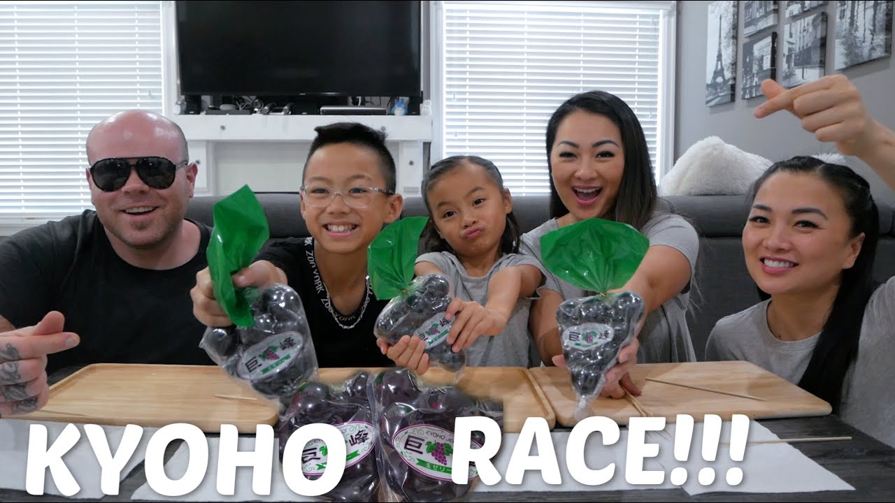 KYOHO GRAPE JELLY RACE Mukbang | N.E Let's Eat