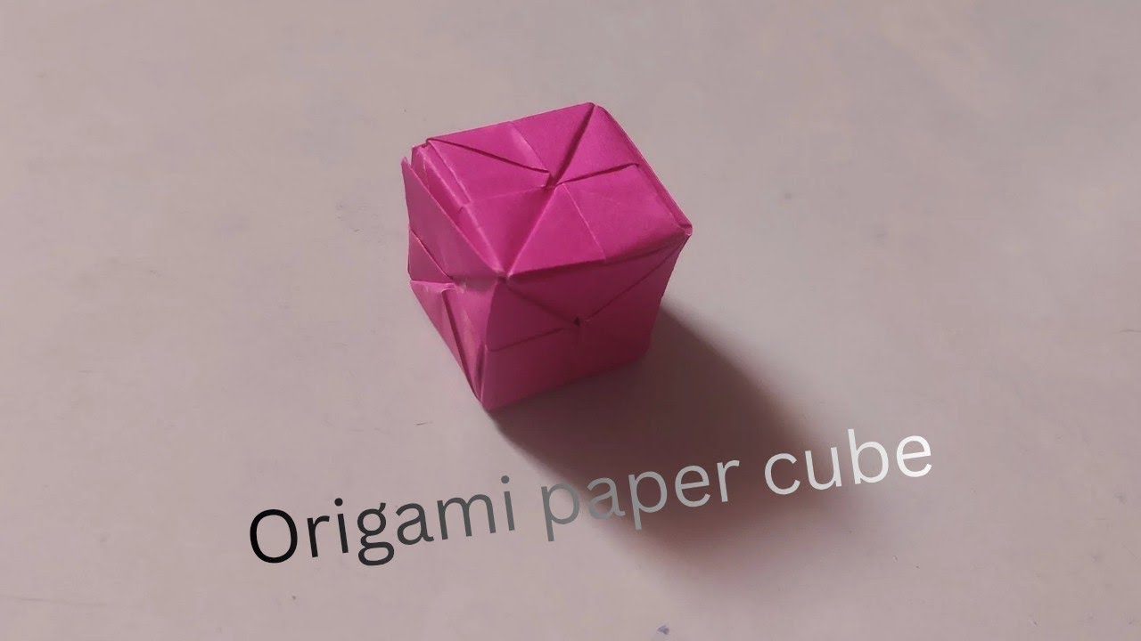 How to make Paper cube | art and craft 