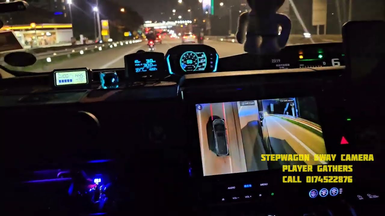 360 6-Way Camera Honda Stepwagon on original Gathers VMX SWI Headunit
