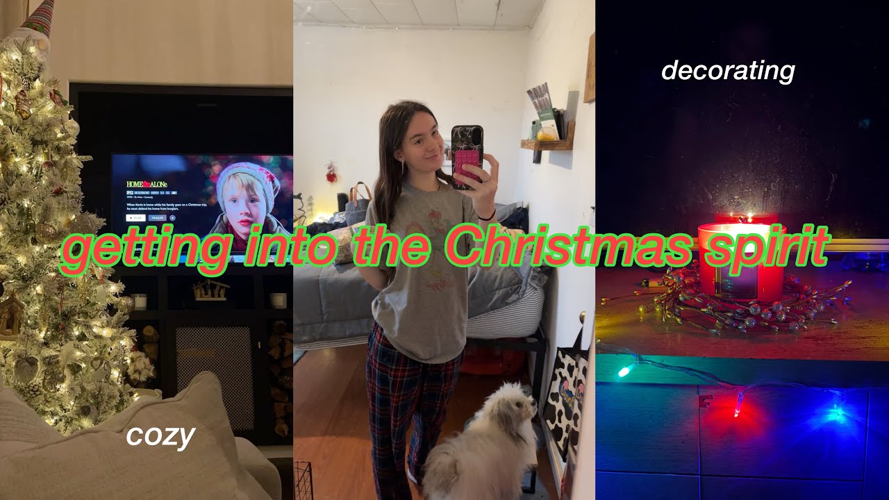 GETTING INTO THE CHRISTMAS SPIRIT 🎄 decorating + cozy 