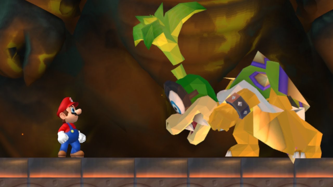 New Super Mario Bros. Wii - Final Boss Evil Iggy Koopa & Ending