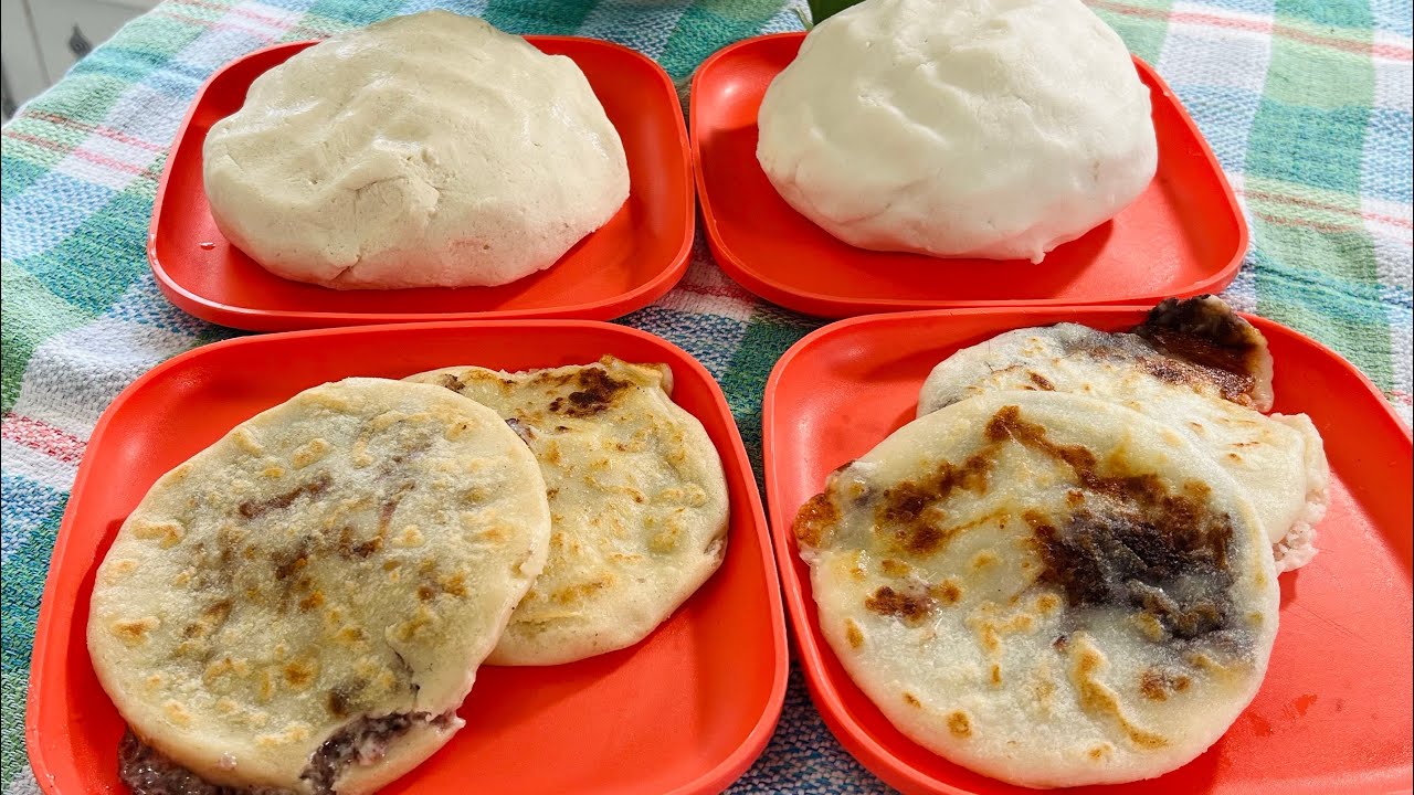 Como preparar MASA PARA PUPUSAS DE ARROZ Y MAIZ