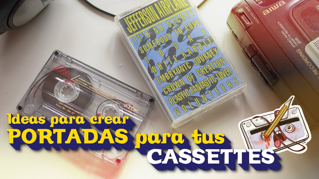 Idea para crear tu PORTADA DE CASSETTE