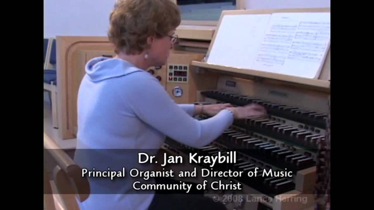 Jan Kraybill playing Casavant Organ, Community of Christ