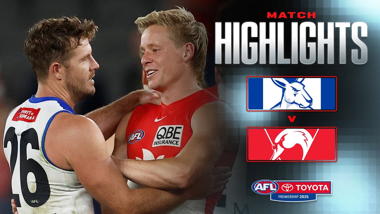 North Melbourne v Sydney Swans Highlights | Round 4, 2025 | AFL