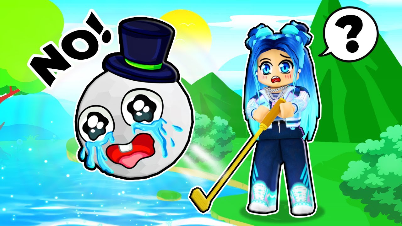 Играю в ГОЛЬФ с семьей в Roblox!