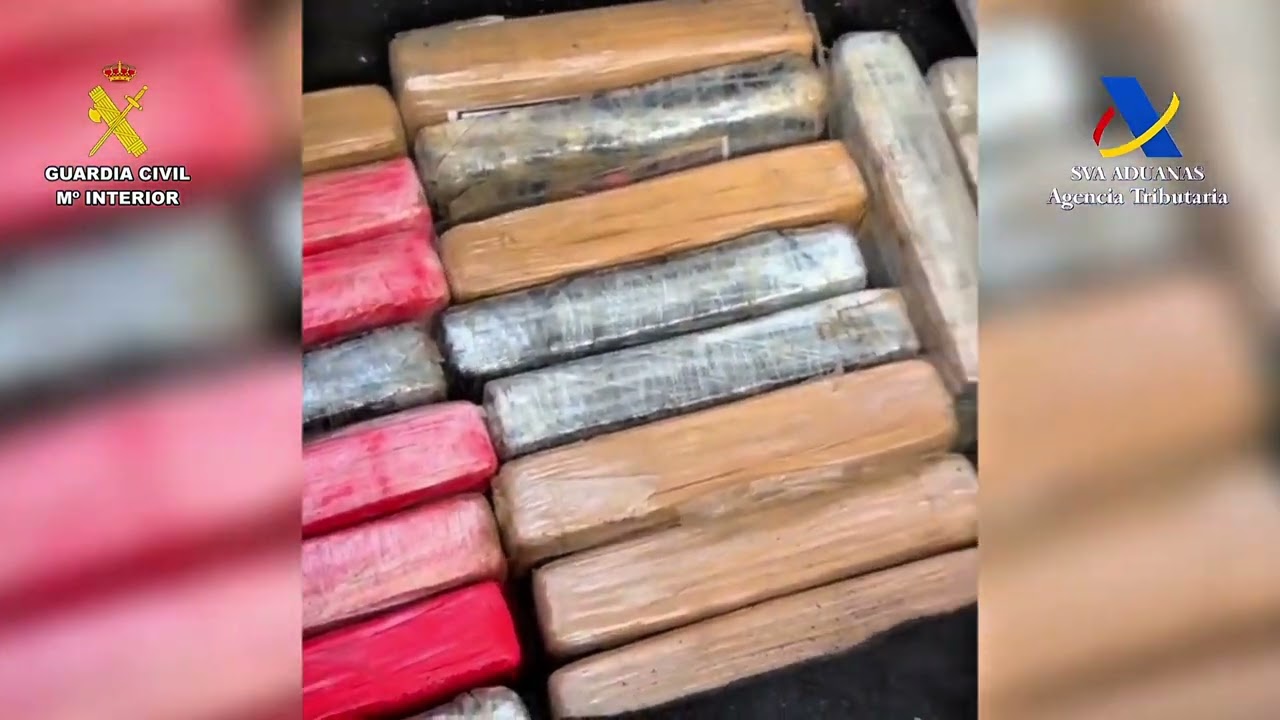 Incautados 44 kilos de cocaína en el puerto de Palma Vídeo OP  Tebal