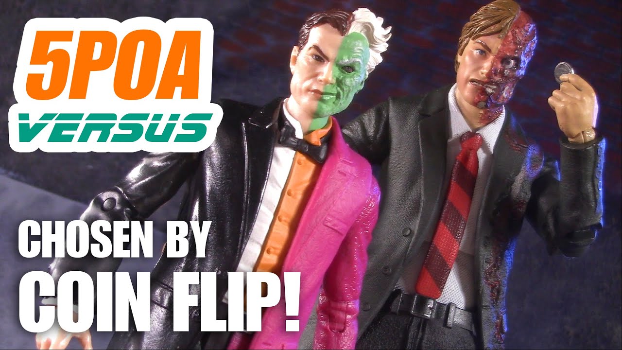 TWO-FACE VERSUS! McFarlane Toys DC Multiverse Dark Knight Trilogy vs Batman '66 Action Figure Review