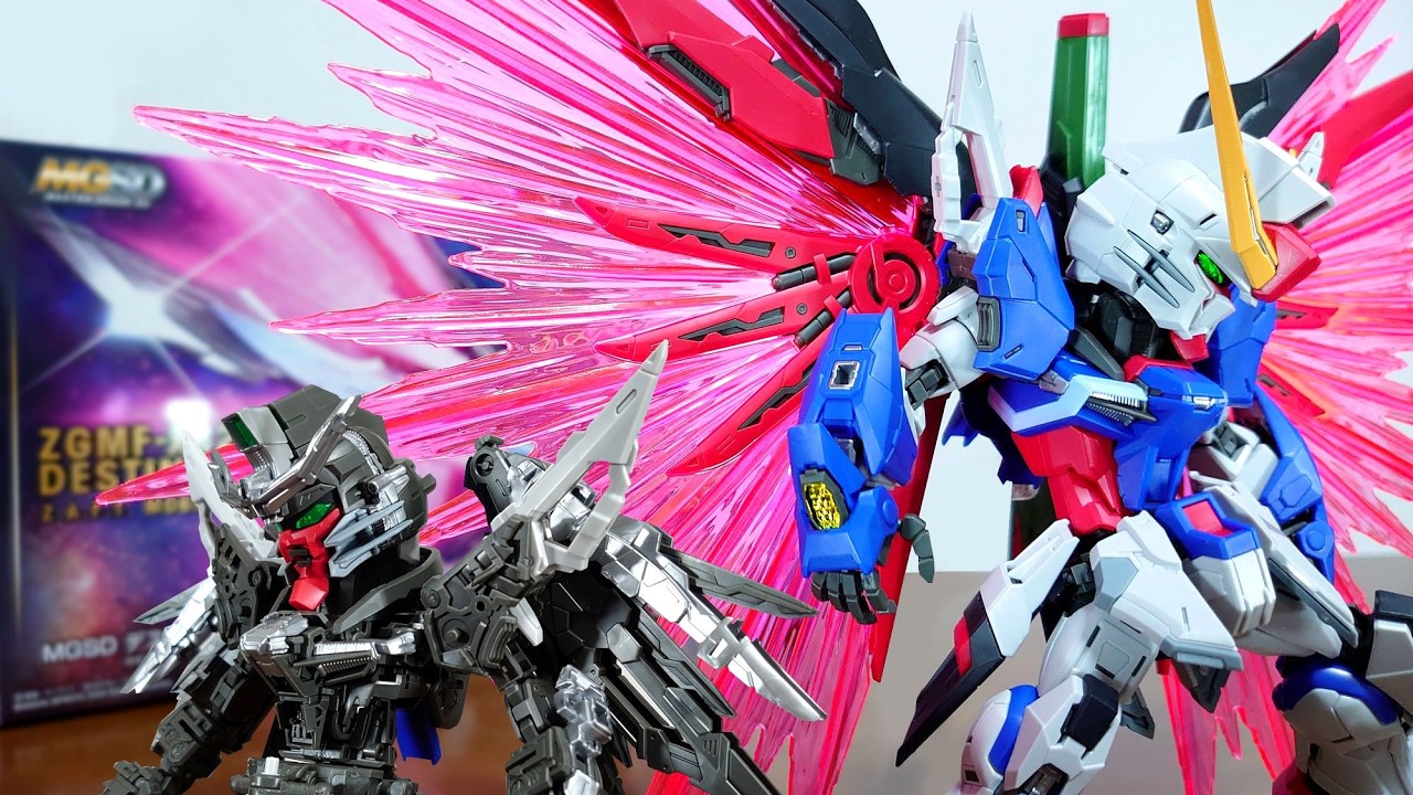 【バンダイ驚異のメカニズム！大迫力のエフェクト！オリジナルギミック搭載！？】MGSD デスティニーガンダム　レビュー