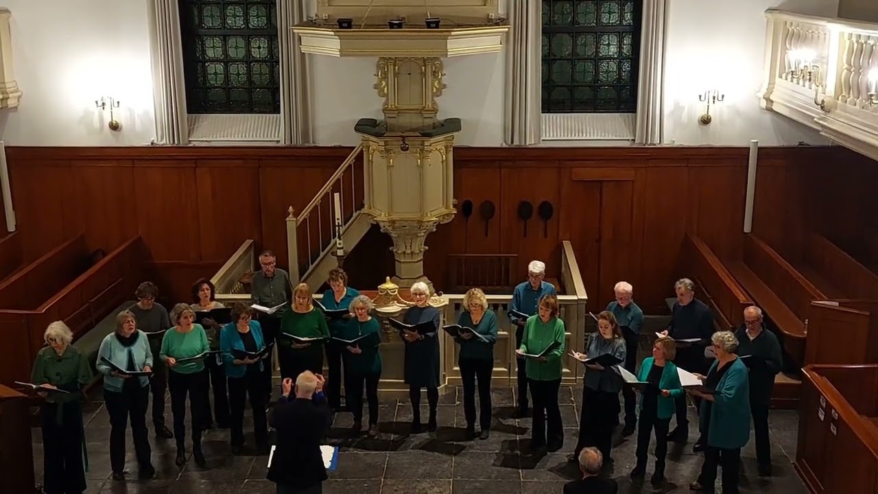 Zilt zingt in de Lutherse kerk het Oekraïense lied Iezje Chjeroewimi, 15 nov 2025
