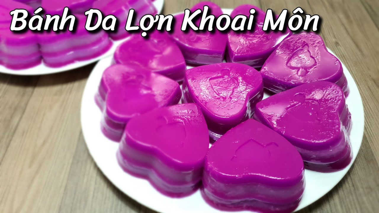 ✅Bánh Da Lợn Lá Cẩm Khoai Môn Nước Cốt Dừa Hương Vị Mới Màu Sắc Đẹp Mắt,Đặc Biệt Bánh Không Bị Cứng
